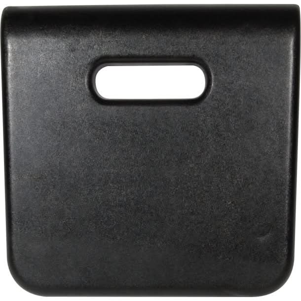 Seat for the Drive Medical D-Lite Rollator (750N), a black, durable, easy-to-clean replacement seat with a hole in the center, designed for easy installation on the rollator.