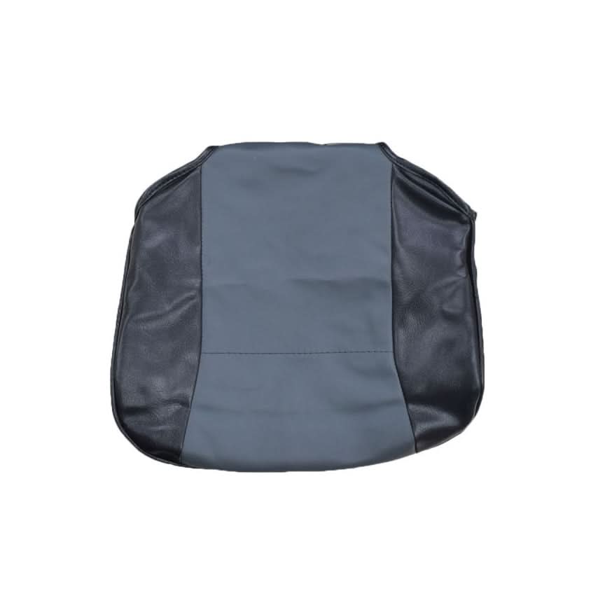 17 x 15 Seat Base Cover for the Drive Medical Spitfire Scout (SFSCOUT3/SFSCOUT4), shown as a black and grey vinyl cushion, highlighting its durable, removable design tailored for mobility scooter seats.