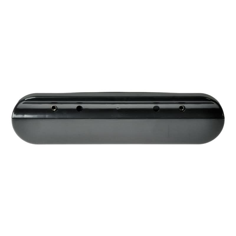 Desk Length Armrest Pad for the Drive Fly-Lite Aluminum Transport Chair, featuring a black rectangular design with multiple holes, shown in close-up against a plain background.