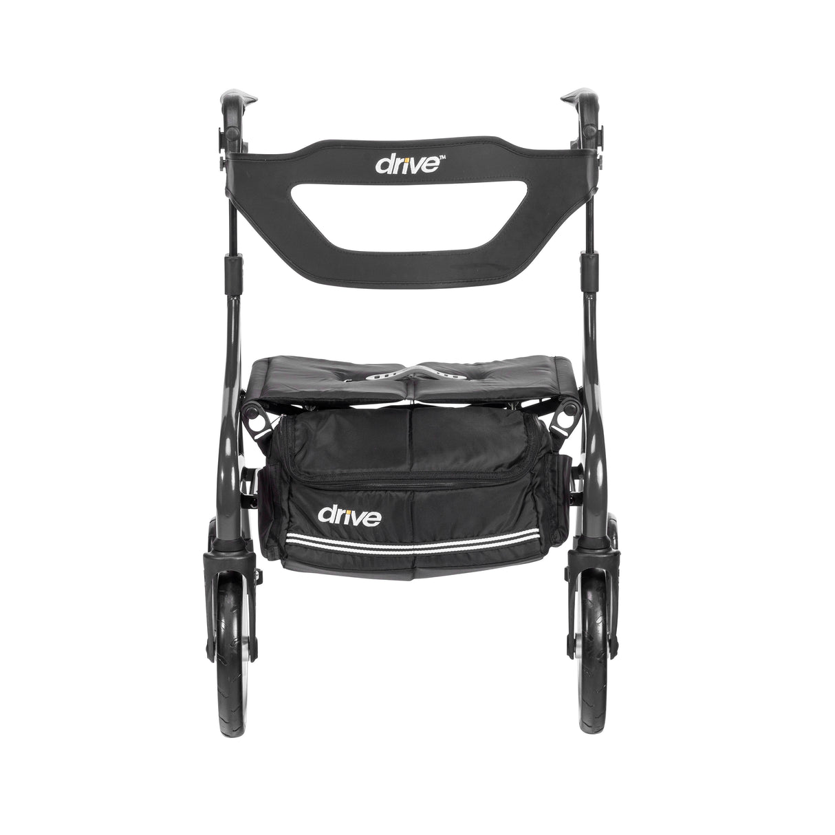 Nitro Sprint Rollator Rolling Walker, Hemi Height