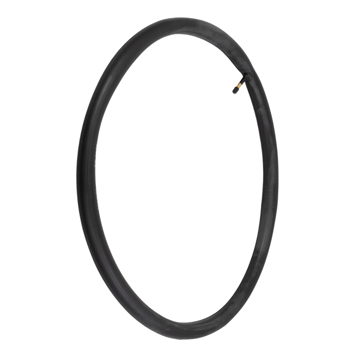 20x1-1/8 Bicycle Inner Tube with Straight Schrader Valve, featuring a black tube with a metal tip, perfect for replacing old bike inner tubes and ensuring a smooth ride.