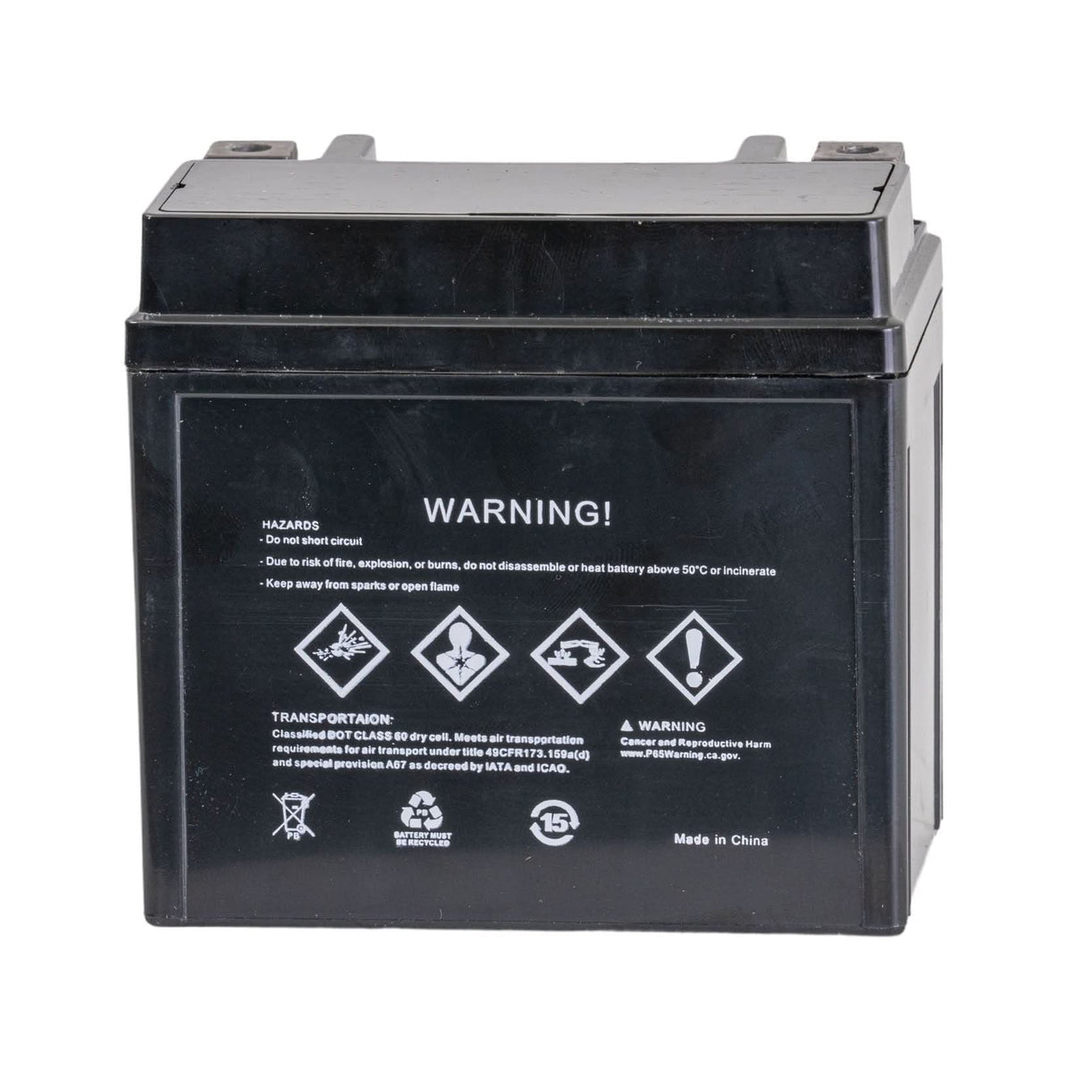 12 Volt YTX5L AGM Battery for Coleman AT125-B, AT125-EX, AT125-UT, & TaoTao Raptor 200 ATVs