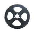 75 Tooth #35 Chain Rear Wheel Sprocket for Coleman, Monster Moto / Mega Moto, Motovox, & TaoTao Mini Bikes, featuring a large black gear with six mounting holes in the center.