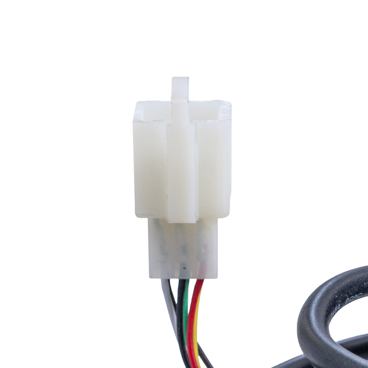 Close-up of the Razor Variable Speed 6-Wire Thumb Throttle with a white plastic connector, designed for Razor Dune Buggy (Versions 12+), Ground Force (Versions 13+), and Ground Force Drifter (Versions 3+).