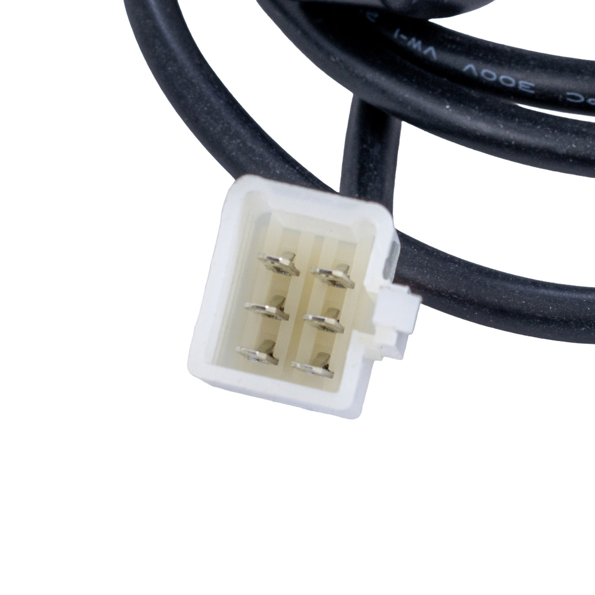 Close-up of the Razor Variable Speed 6-Wire Thumb Throttle for Razor Dune Buggy (Versions 12+), Ground Force (Versions 13+), and Ground Force Drifter (Versions 3+), showing the connector and cable.