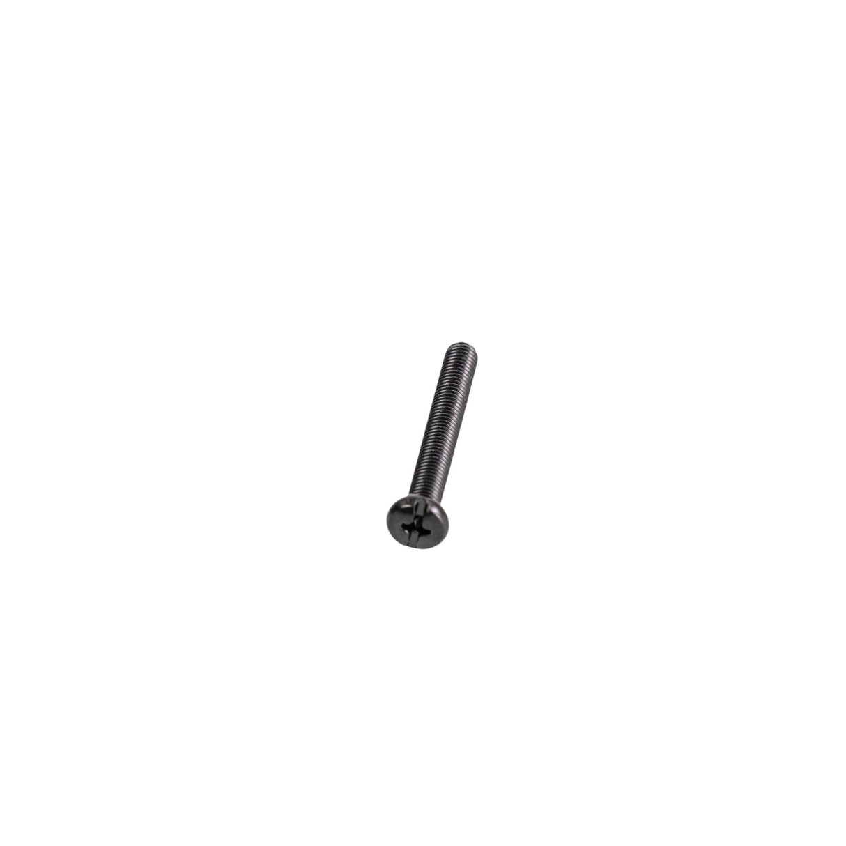 Joystick Mounting Hardware for Pride Power Chairs, featuring a single black metal screw with a Phillips slotted combination head, specifically designed for attaching the joystick to the mounting bracket on mobility scooters.