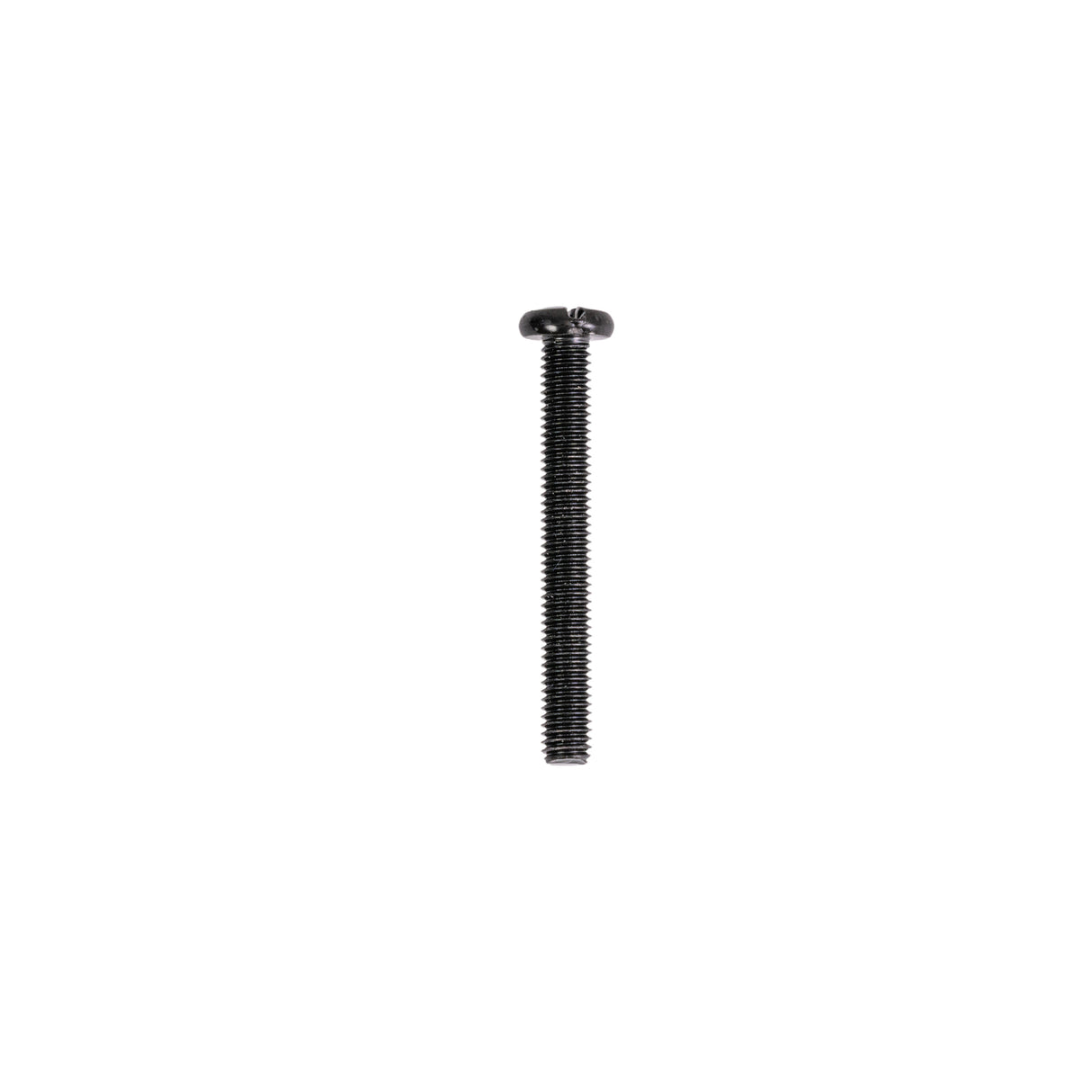Close-up of Joystick Mounting Hardware for Pride Power Chairs, showing a single black screw with a phillips slotted combination head, designed for securing the joystick to the bracket on mobility scooters.
