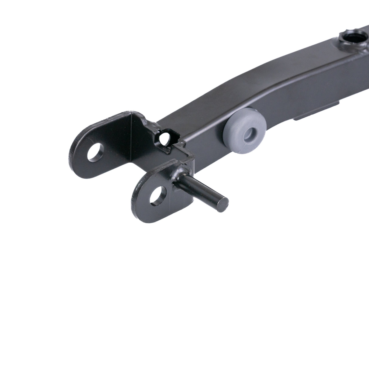 Front Axle Assembly for Jazzy Zero Turn & Pride Zero Turn 8 Mobility Scooters, featuring a metal beam, tie rods, screws, washers, bolts, spacers, and nuts essential for replacement and repair.