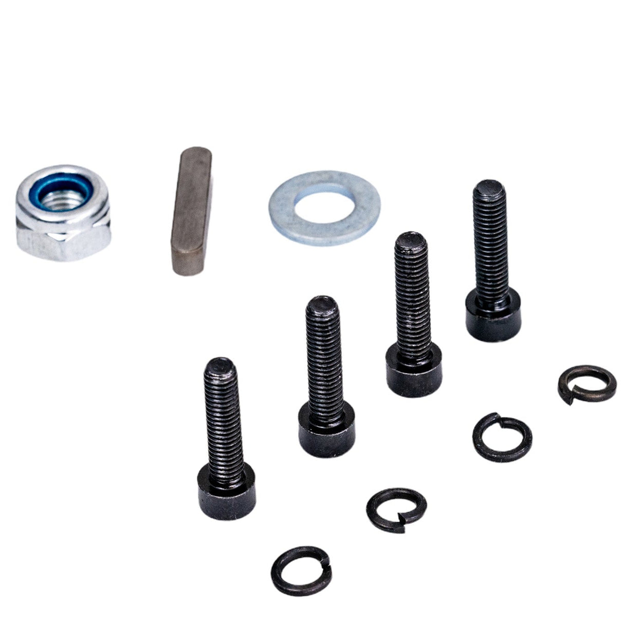 Drive Motor for the Jazzy Passport Power Chair, showing a close-up of black bolts, nuts, and a black metal casing with multiple holes, essential for replacing power chair motors.