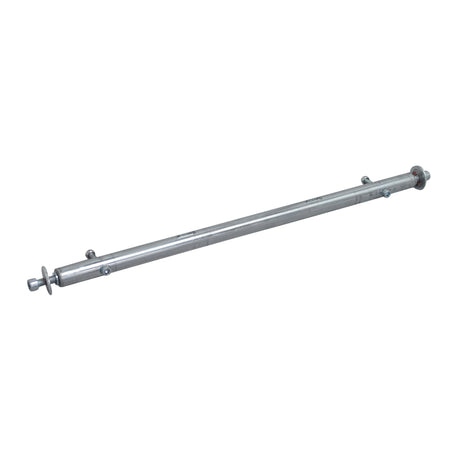 Rear Axle with Hardware for the Pulse ATV Quad Ride-On, featuring a 17-3/8 x 3/4 steel rod, Allen bolts, washers, and locknuts, shown in close-up with screws.