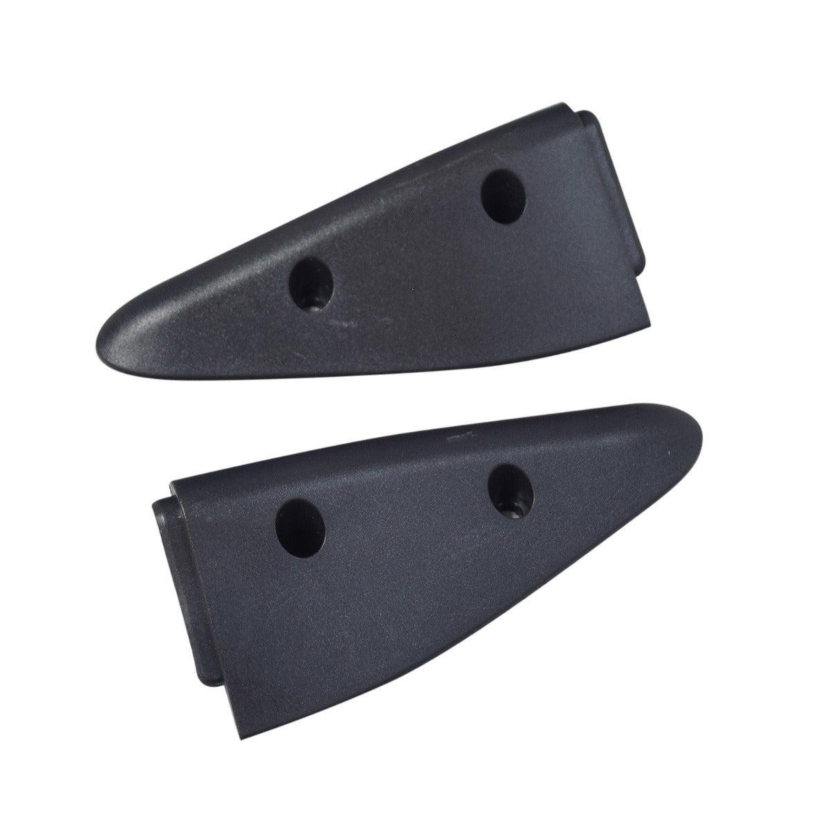 Rear Bumper for the Ninebot MAX G30 Scooter, featuring a 2-piece black plastic assembly with distinct left-side and right-side components, shown with handle holes for easy installation.
