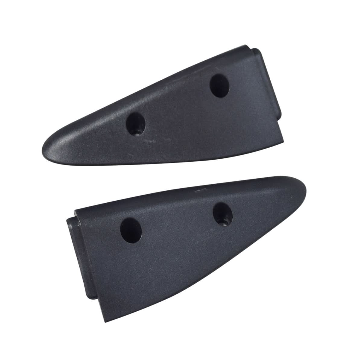 Rear Bumper for the Ninebot MAX G30 Scooter, featuring a 2-piece black plastic assembly with distinct left-side and right-side components, shown with handle holes for easy installation.