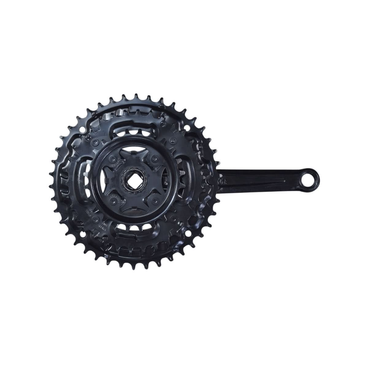 Crankshaft Set for the ANCHEER 26 350W Electric Mountain Bike, showcasing a detailed view of the black metal gear and sprocket assembly critical for pedal function.