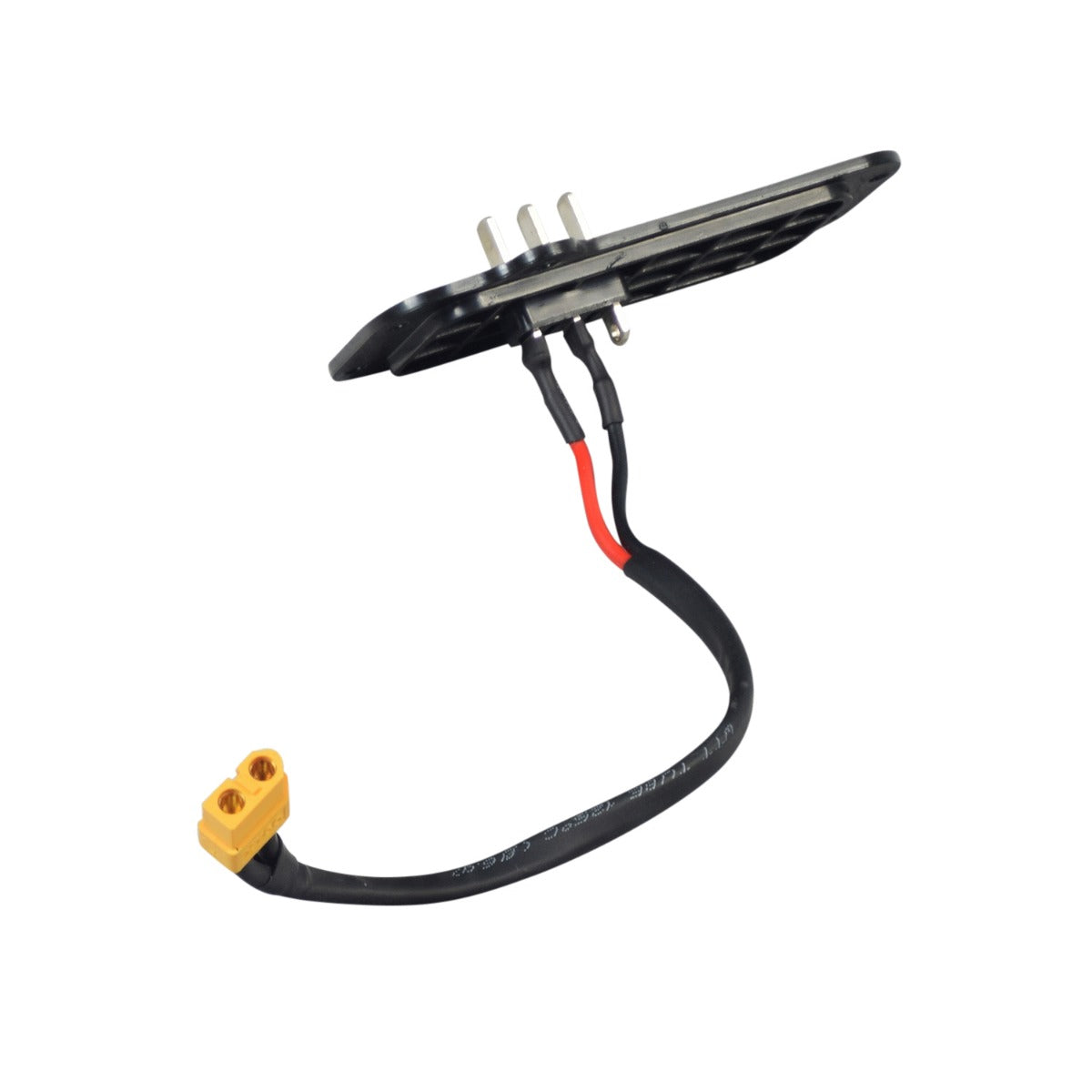 Battery Wiring Harness with Mounting Plate for GOTRAX EBE1 Folding Super Sport Bike 16, featuring a close-up view of connectors and wires essential for battery linkage and installation.
