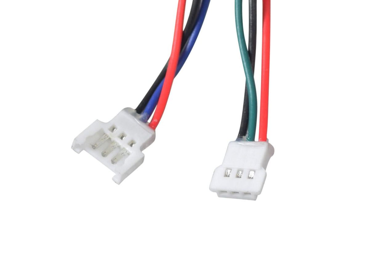 Close-up of the Motherboard & Harness for the GOTRAX XR Elite Electric Scooter, highlighting multiple wires and connectors essential for the scooter's control and operation.