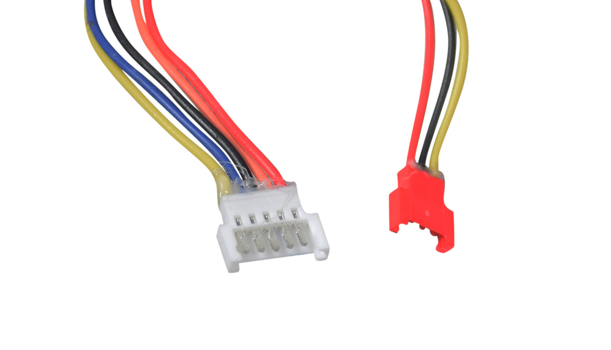 Motherboard & Harness for the GOTRAX XR Elite Electric Scooter, showcasing a close-up of multiple wires and connectors, essential for the scooter's operating system, featuring a PCB with 22 wires and 8 connectors.