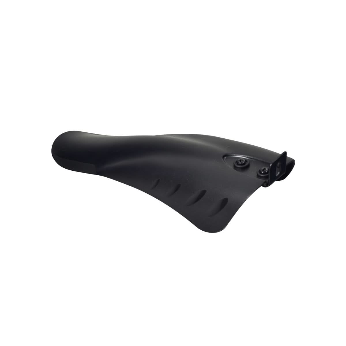 Rear Fender for the Jetson® LX10 Folding Electric Bicycle, featuring a screw and black handle, designed to minimize mud and water splash, includes mounting bracket for easy installation.