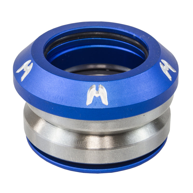 Ethic Headset for Kick Scooters, a sleek metal component with CNC engravings, fully integrated for efficiency and lightweight performance.