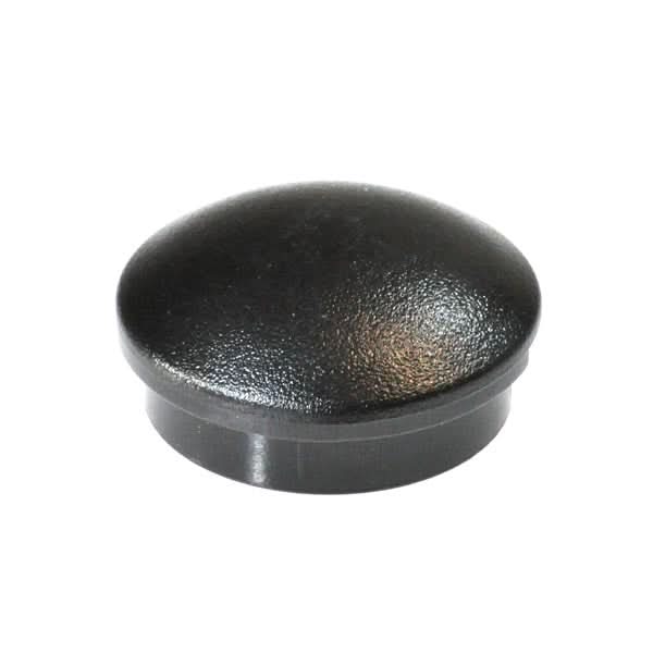 Fork Stem Cap for Drive Image GT (2800GT), featuring a smooth black plastic finish, shown in close-up detail.
