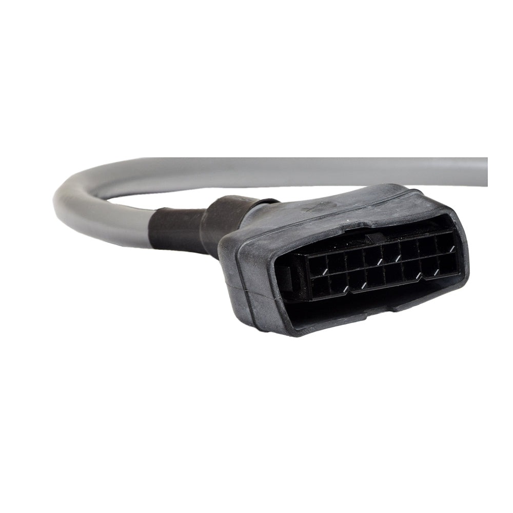 Close-up of the Front to Rear Harness for the Pride Legend (SC3000/SC3400), featuring a cable with a connector, vital for the scooter's electronic network.