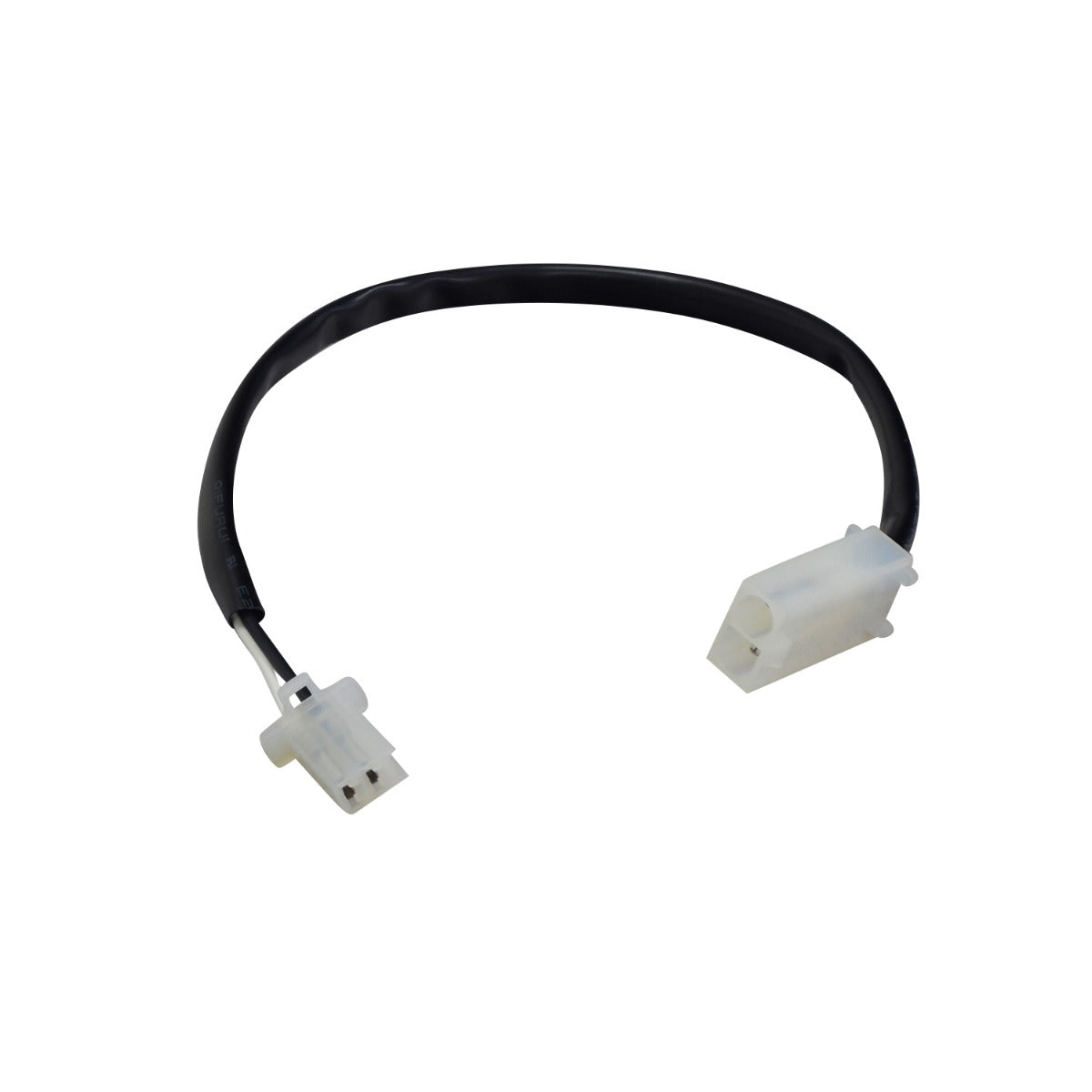 Headlight Assembly for the Golden Technologies Companion I (GC240) & Companion II (GC340, GC440) scooters, featuring a black wire with white connectors. Ideal for low mounting under the tiller boot.