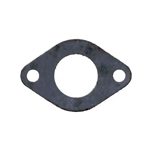 Intake Manifold Gasket for Baja Sun City (SC150) 150cc Scooters, featuring a circular metal gasket with a central hole, visible mounting holes, and precise measurements for secure attachment.