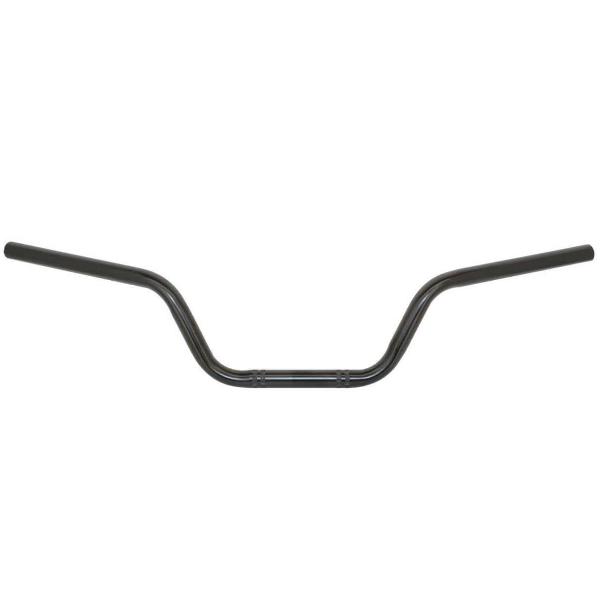 Handlebar for Coleman RB200 & Monster Moto / Mega Moto MM-B212 Mini Bikes on a white background, featuring a black matte finish and a lever clamp for attaching to the mini bike's fork.