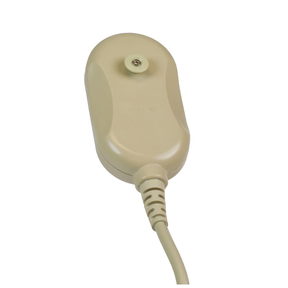 4-Button Hand Control Pendant for the Invacare 5310IVC Semi Electric Homecare Bed (1115288) close-up, showing four buttons for head and feet adjustments, with a cord and phone jack style plug.