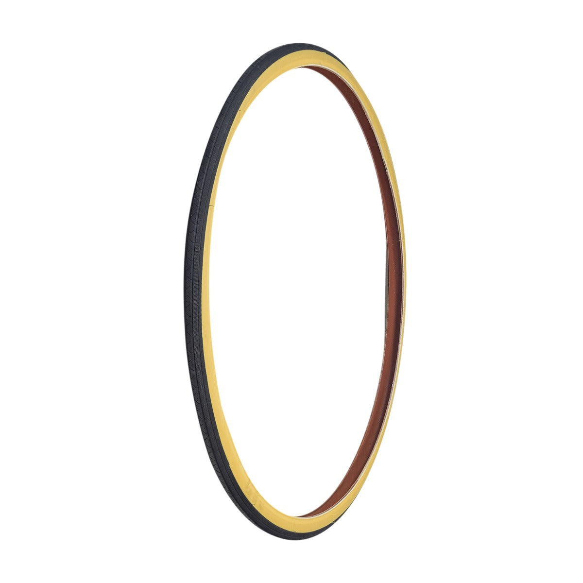 27x1-1/4 Road Raised Center CST638 Bicycle Tire, showcasing a close-up of its tread and sidewall design, highlighting its durability and suitability as a replacement tire.