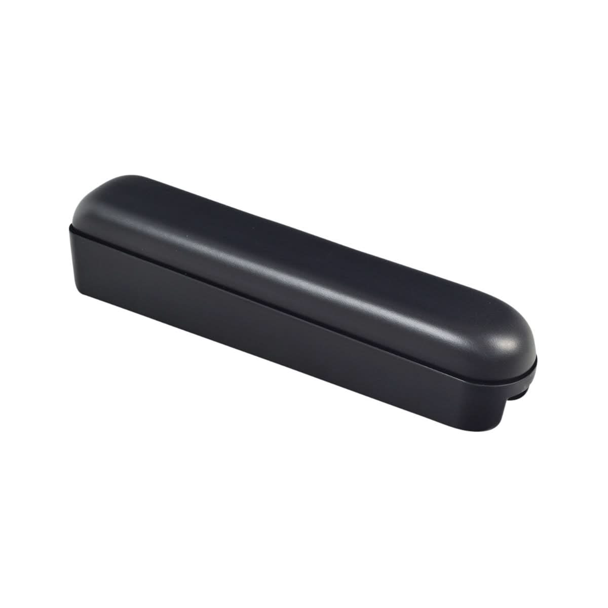 Long Black Armrest Pad for Merits and Rascal Power Chairs, a rectangular object with a lid, designed as a replacement part for various Merits and Rascal power chair models.