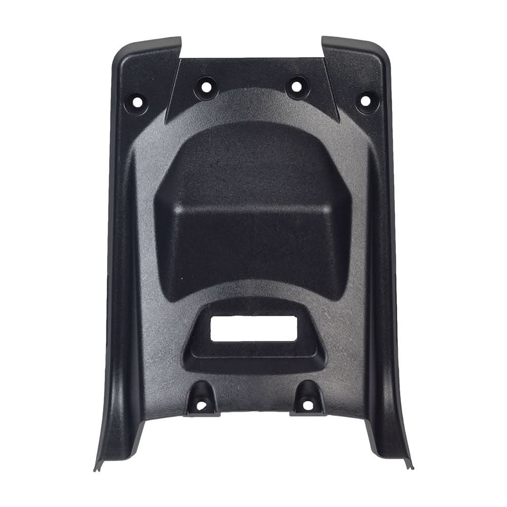 Bottom Console Shroud for Pride Victory 10 LX with CTS Suspension, a black plastic tray with multiple holes forming the base of the scooter's console unit.