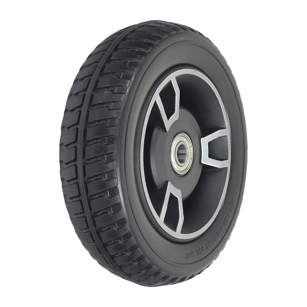 7"x2" Solid Front Wheel Assembly for Jazzy Zero Turn & Pride Zero Turn 8 Scooters (Blemished)