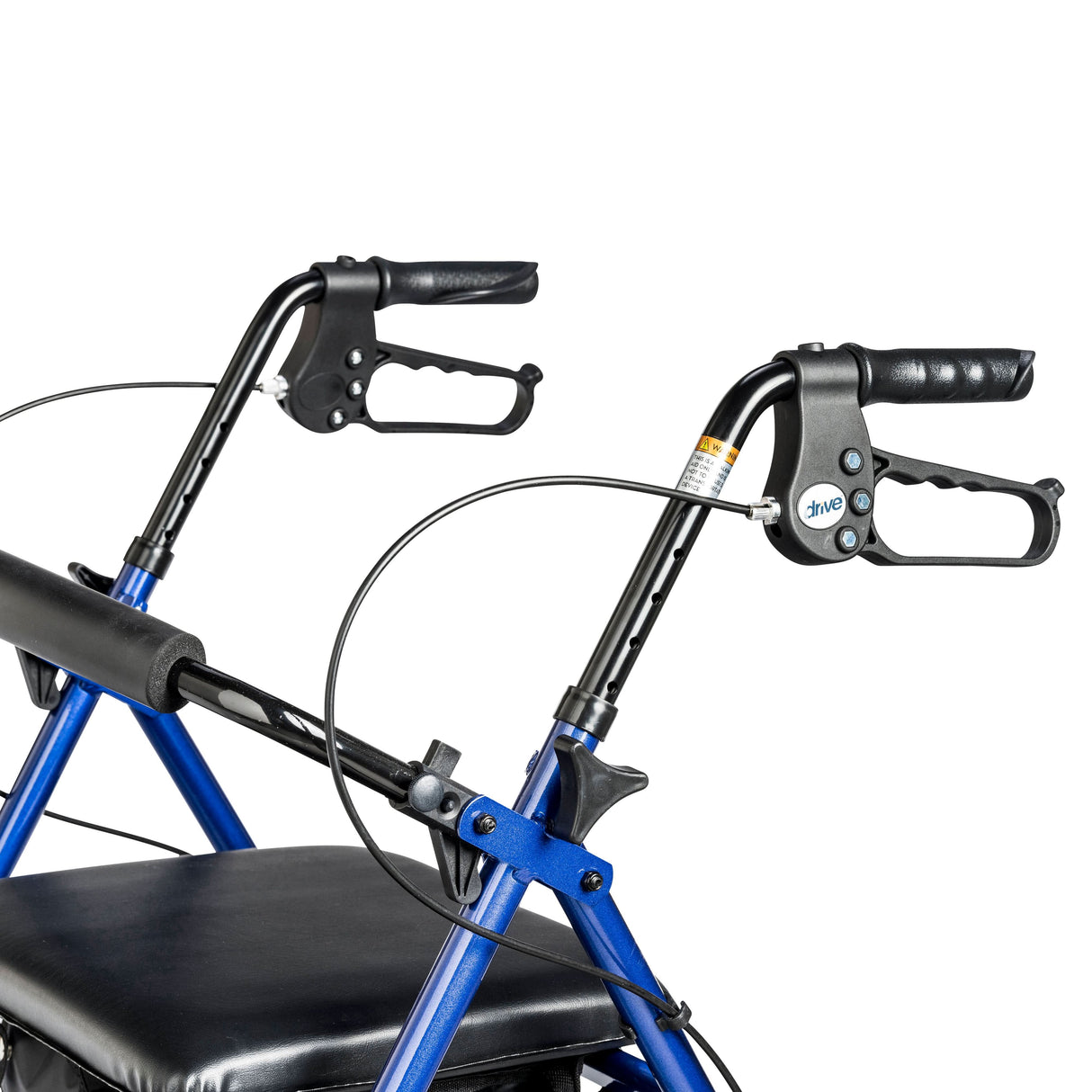 Adjustable Height Rollator Rolling Walker with 6" Wheels