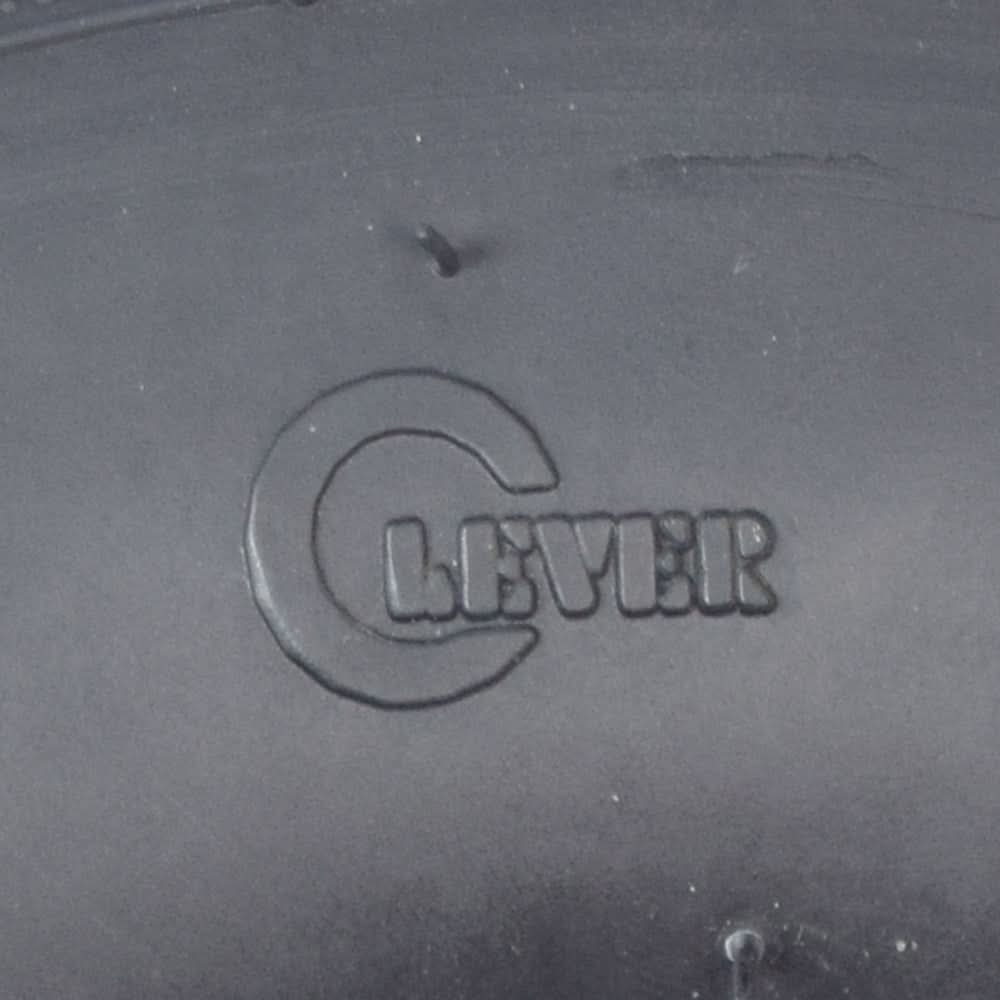 Close-up of logo on slick, treadless rear drift wheels set for Razor DXT Electric Drift Trike.