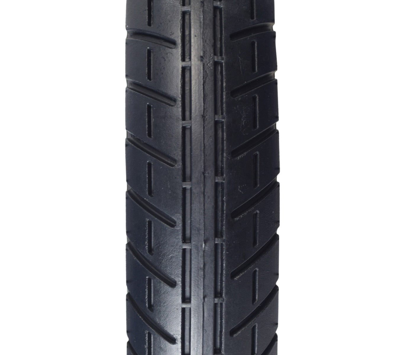 10x2 Pneumatic Whitewall Tire for the Razor Pocket Mod Petite, featuring a retro-style whitewall side and shallow-siped street tread, designed to evoke the classic look of Euroscooters.