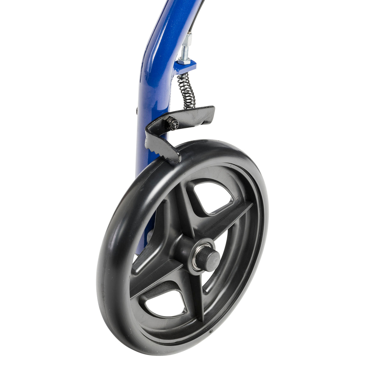 Aluminum Rollator Rolling Walker with Fold Up and Removable Back Support and Padded Seat