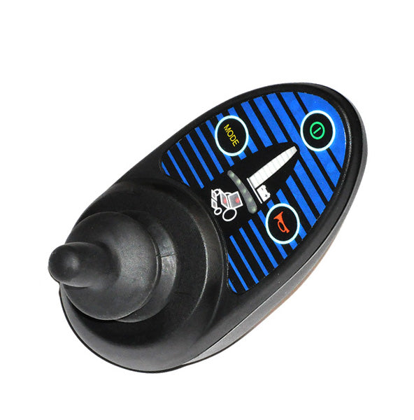 3 Key Remote Plus Joystick Controller, a device with buttons resembling a remote control, designed for single profile use. Ensure this model matches your chair's exact specifications.