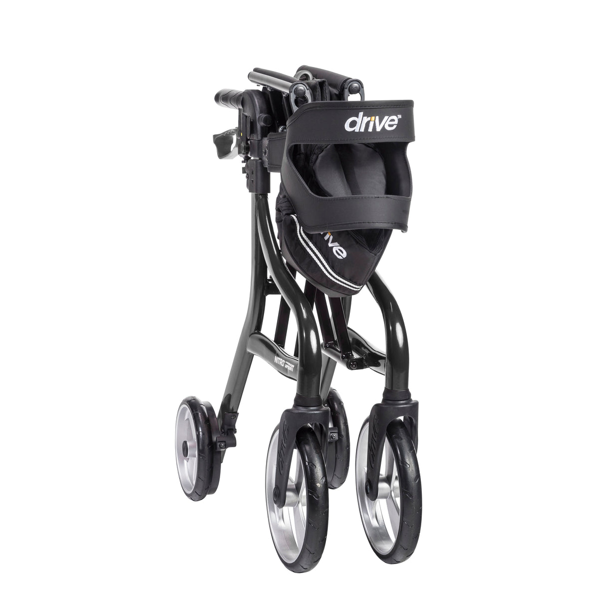 Nitro Sprint Rollator Rolling Walker, Hemi Height