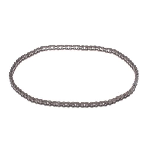 Timing Chain for Honda Cub C50 and Passport C70 shown in an oval shape on a white background, essential for maintaining proper engine valve timing to prevent damage.