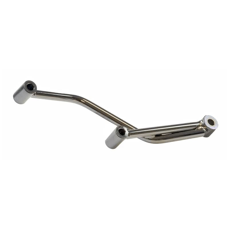 Hex Shape Stainless Steel Exhaust Kit for 125cc & 150cc GY6 Scooters, featuring a chrome pipe and hexagonal design, designed for enhanced engine sound performance.