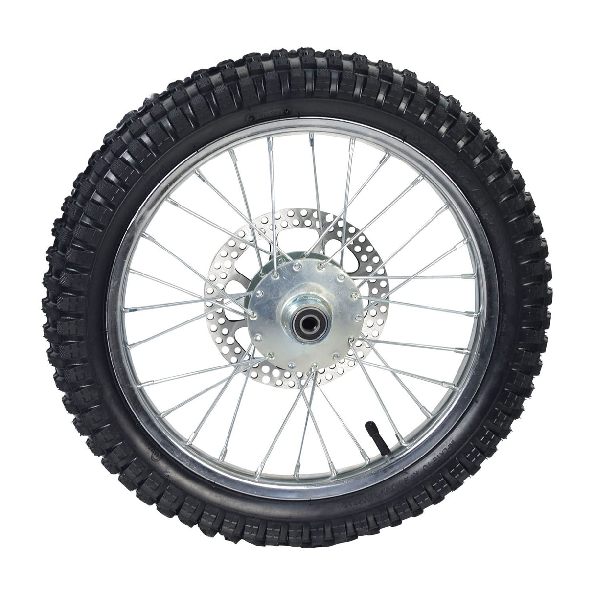 Complete Front Wheel Assembly for the Razor SX500 McGrath Dirt Rocket
