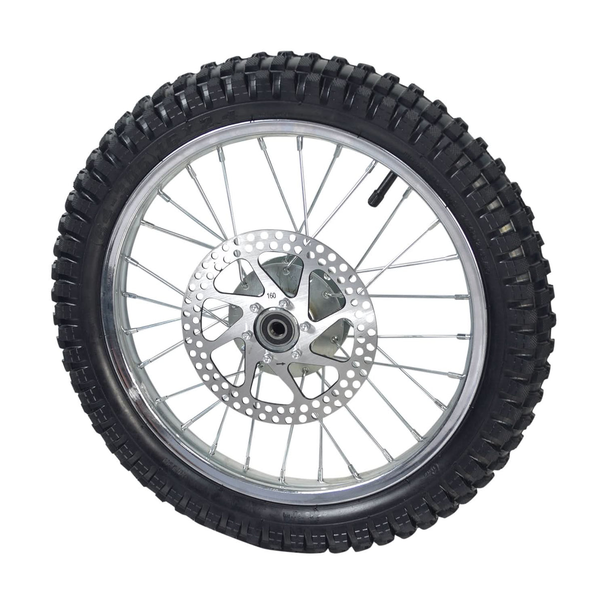 Complete Front Wheel Assembly for the Razor SX500 McGrath Dirt Rocket