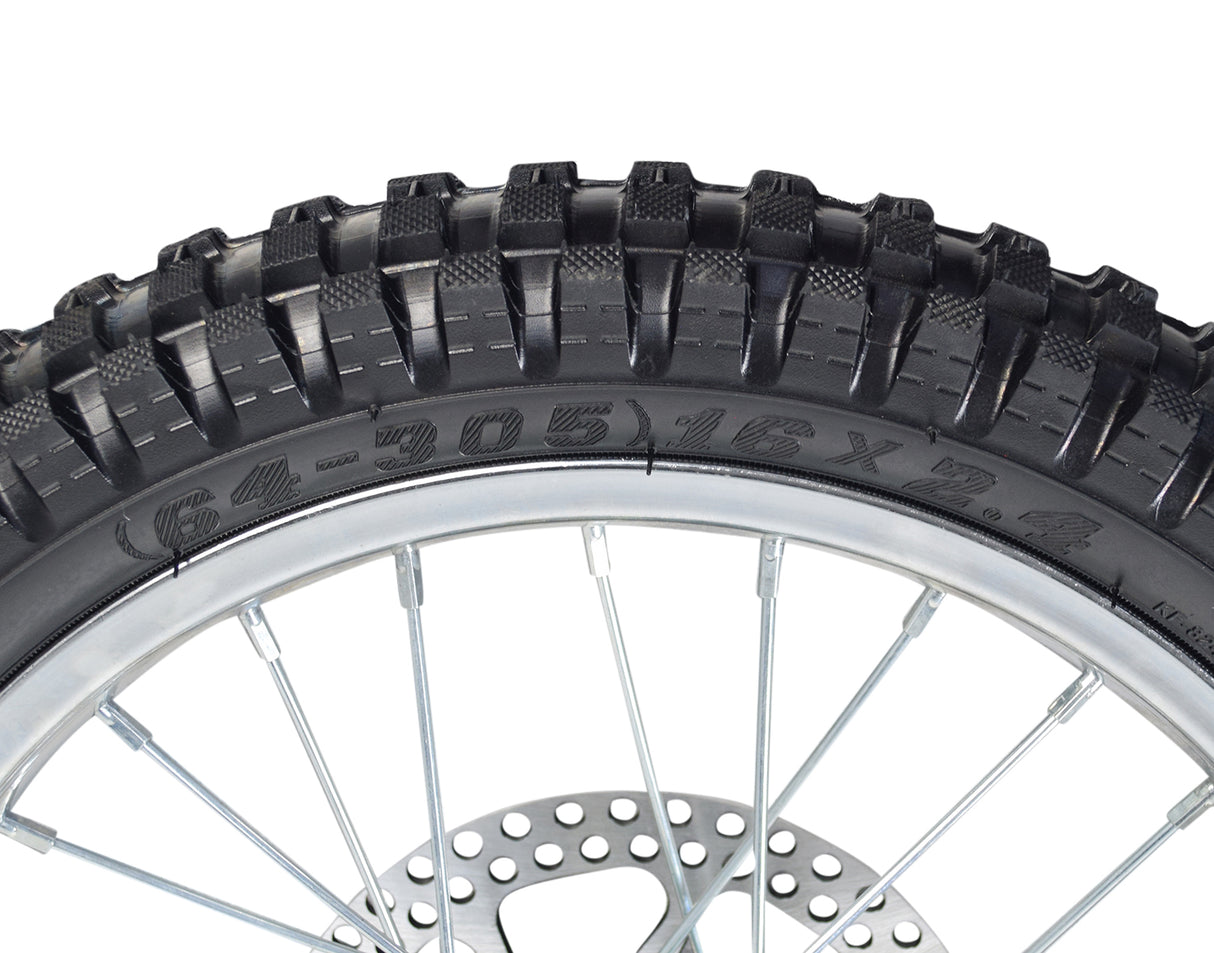 Complete Front Wheel Assembly for the Razor SX500 McGrath Dirt Rocket