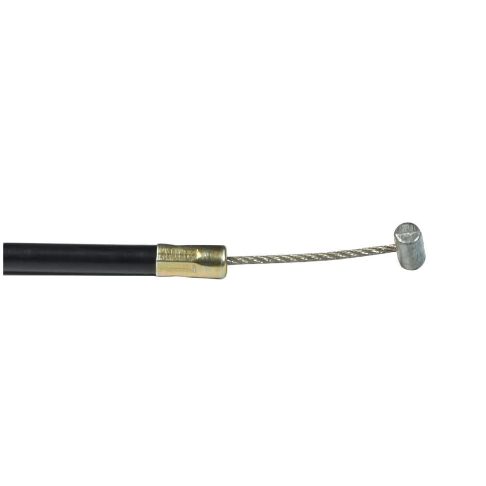Close-up of the Reverse Gearbox Cable with Barrel Ends for Go-Karts with Torque Converters, showing detailed metal wire ends designed for torque converter systems in 6.5 horsepower gasoline engine go-karts.