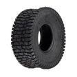 15x6.00-6 Pneumatic Tire for the MotoTec FatBoy Electric Scooter, close-up of deep-siped QD106 tread, tubeless design, suitable for go-karts and ATVs, emphasizing robust tread pattern for dirt or turf.