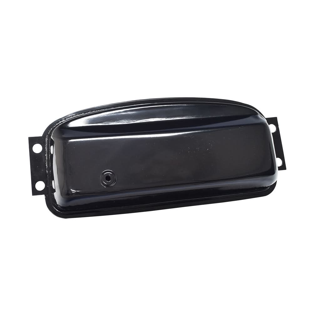 Fuel Gas Tank for 150cc - 250cc Hammerhead Off-Road® & Kandi Go-Karts (Blemished); black metal tank with multiple small holes, designed for easy replacement in various Chinese go-karts.