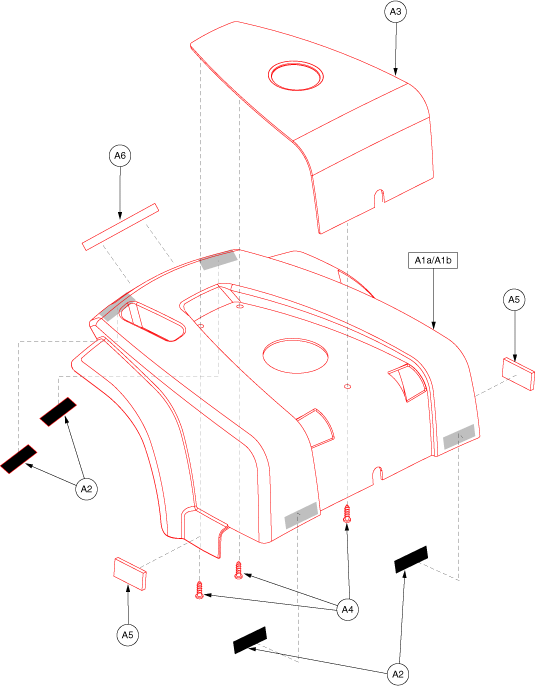 Pride Celebrity X (SC4401) - Shroud Assemblies - Rear