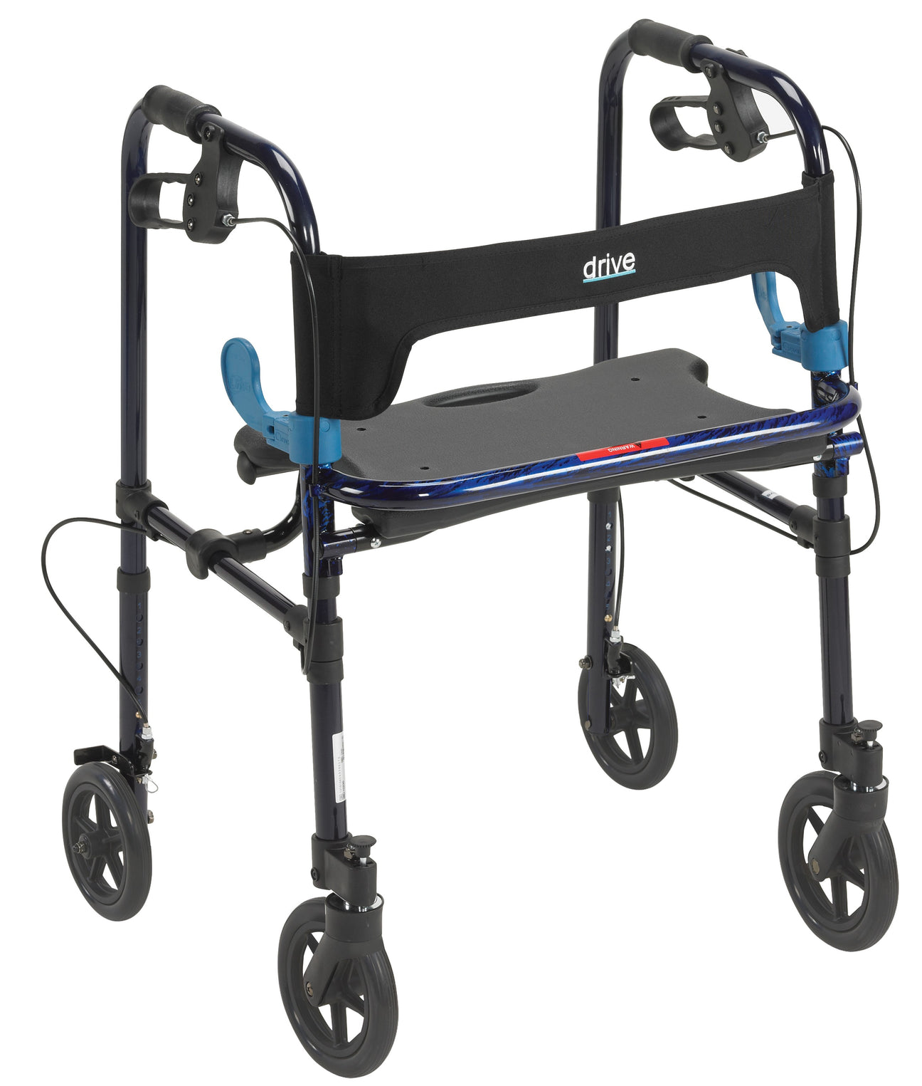 Drive Medical Clever-Lite Adult Walker with 8" Casters (10243)