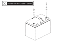 Pride Celebrity XL Heavy Duty 4-Wheel (SC445) - Battery - U-1