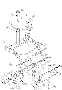 Pride Celebrity XL Heavy Duty 4-Wheel (SC445) - Drive System - Transaxle - Xlc-15203 - Prior